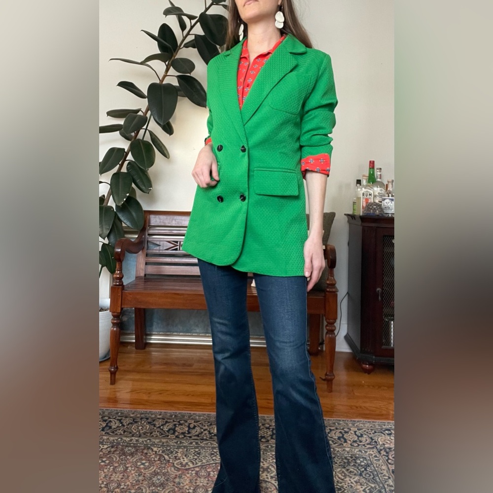 Perfect Green Blazer - Great for Holidays or Spring/Summer! NWOT